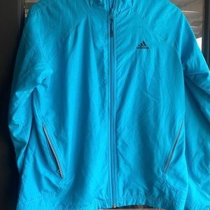 90s Adidas 3 stripes windbreaker